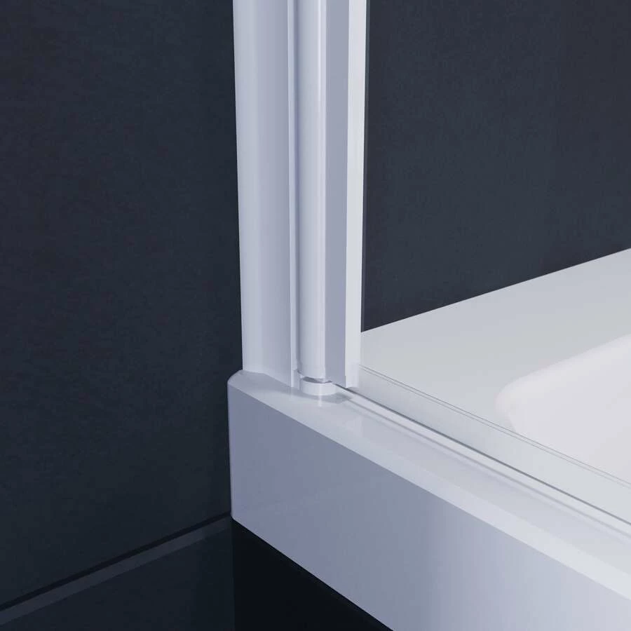 Dusar Badewannenaufsatz BDW 3 Teilig H 140 X B 146 Cm Mit Handtuchhalter Nano – Bild 5