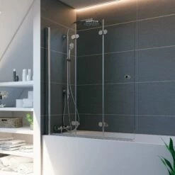 Breuer ELANA KOMFORT Drehfalttür 3-teilig Für Badewanne