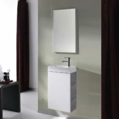 Dansani Gästewaschplatz Badmöbelset Selina 40 Cm In Hellgrau