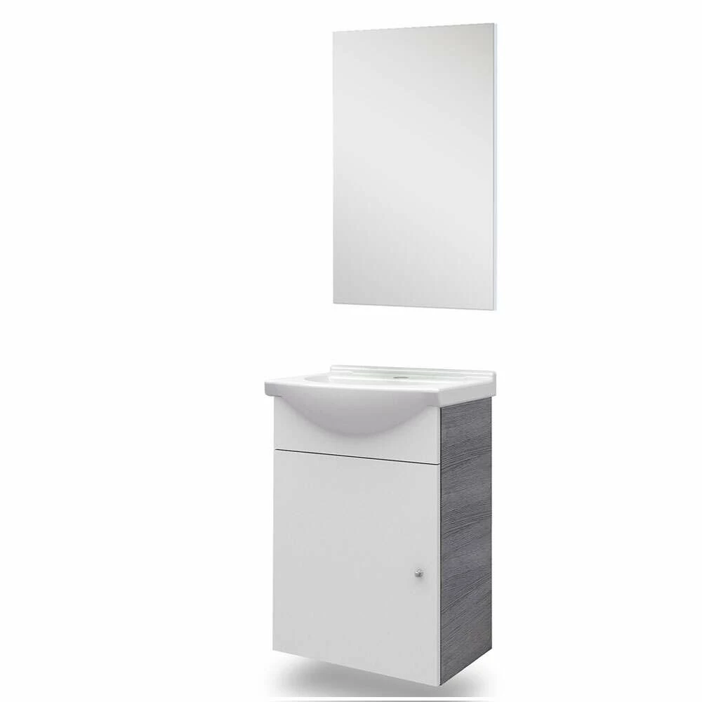 Dansani Waschplatz Badmöbelset Nassau Hellgrau 45 Cm – Bild 2