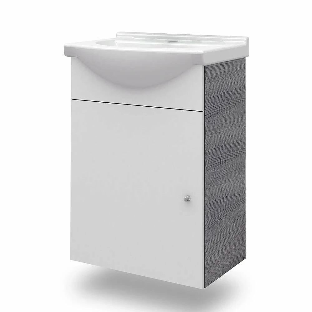 Dansani Waschplatz Badmöbelset Nassau Hellgrau 45 Cm – Bild 3