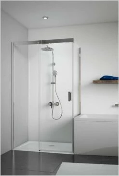 Breuer PANORAMA Schiebetür 2-teilig Für SW Kurz NEBEN Wanne 8 Mm