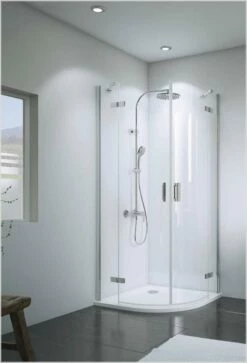 Breuer PANORAMA Runddusche Mit Drehtüren 4-teilig Radius 550 Mm