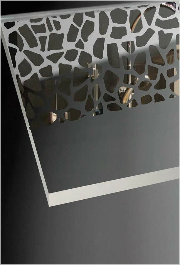 Breuer PANORAMA Duschwand Alleinstehend Dekor Terrazzo Chrom 8 Mm – Bild 2