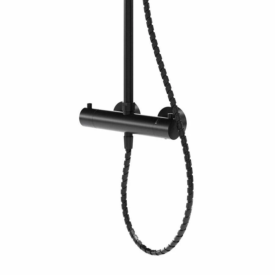 Schulte DuschMaster Rain Mit Thermostat Black Style Rund – Bild 3