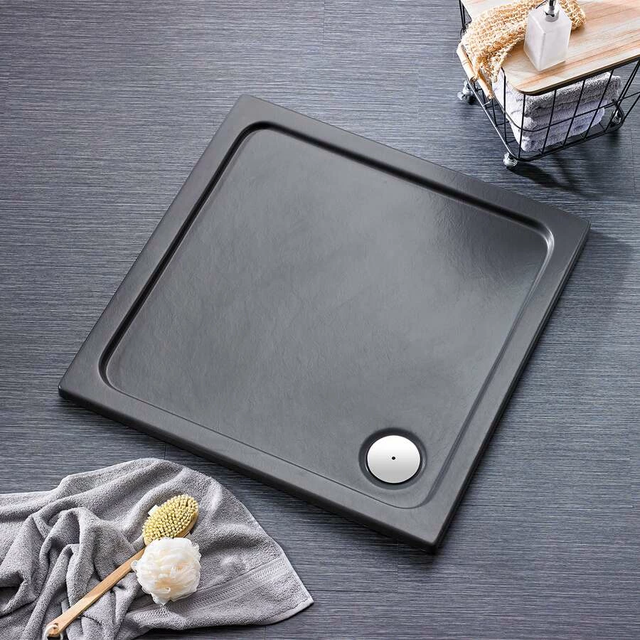 Ottofond Duschwanne Aruba Quadrat In Anthrazit – Bild 2