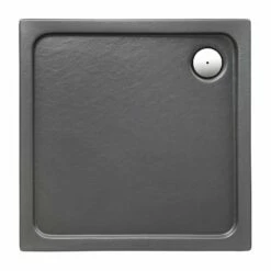 Ottofond Duschwanne Aruba Quadrat In Anthrazit Mit Träger