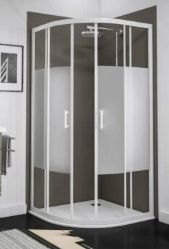 Schulte Sunny Runddusche Mit Schiebetüren Dekor Dezent Light Express Plus