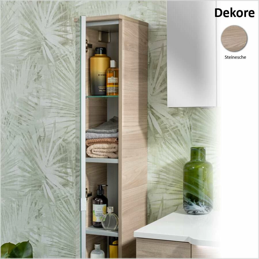 Fackelmann Badschrank Hochschrank Luxor Verspiegelt 20 Cm – Bild 3