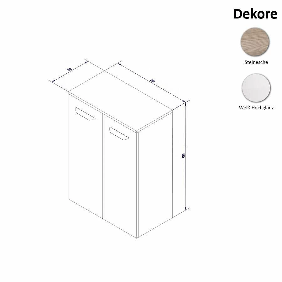 Fackelmann Badschrank Unterschrank Luxor 60 Cm – Bild 4