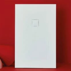 Doccia Liso Seda Duschwanne Mineralguss Stein Rechteckig Extra Flach XXL