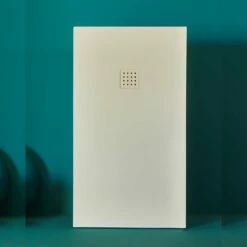 Doccia Liso Rechteck Duschwanne Mineralguss Stein Extra Flach