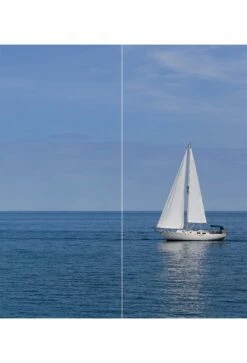 Schulte Decodesign Duschrückwand Foto über Eck Einsames Segelboot