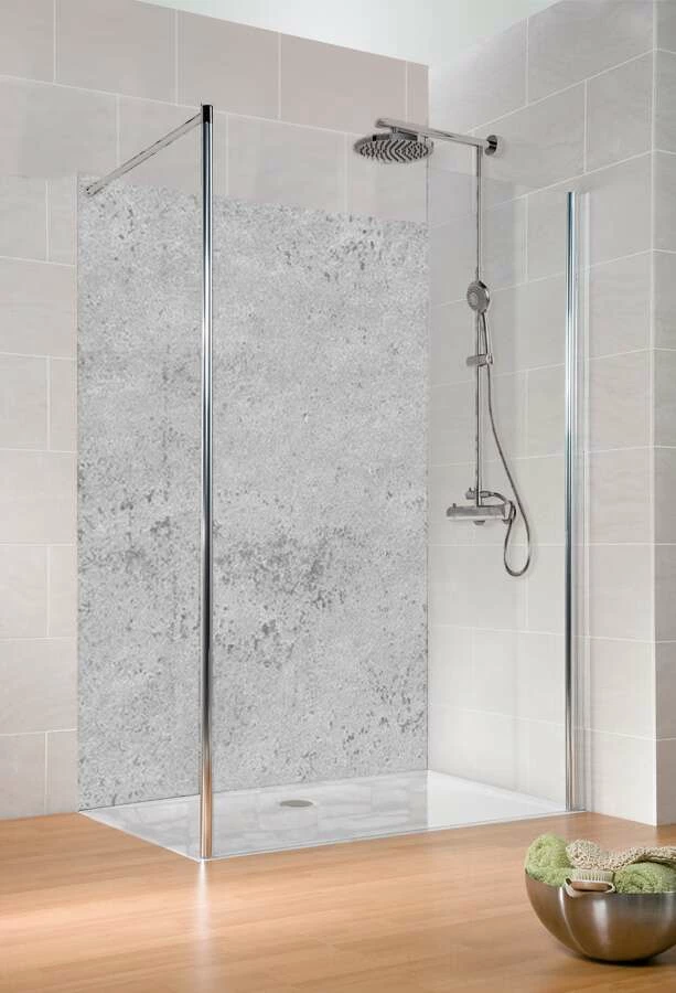 Schulte Decodesign Duschrückwand Dekor Stein Grau Hell