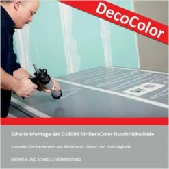 Schulte Montage-Set Für Decodesign Duschrückwände