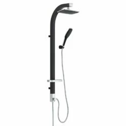 Schütte Überkopf-Brauseset Duschsystem MADAGASKAR In Schwarz