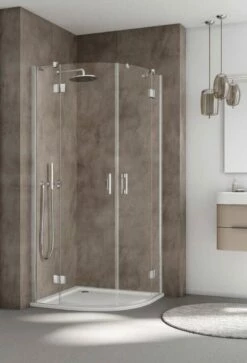 Kermi Liga Runddusche Mit Drehtüren An Festteilen LI T55