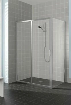 Kermi Liga Gleittür 2-tlg Mit Festteil 1850mm Für Seitenwand