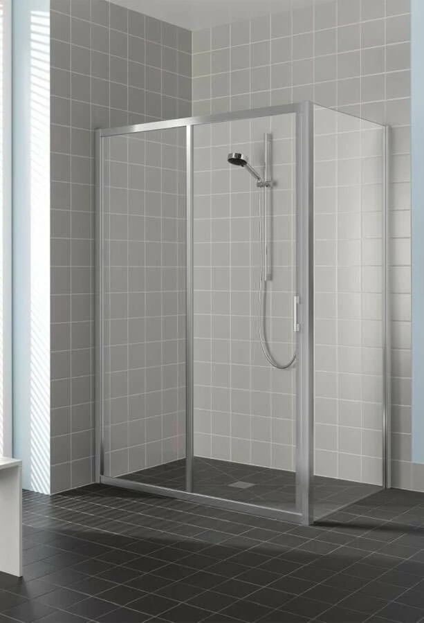 Kermi Liga Gleittür 2-tlg Mit Festteil 1850mm Für Seitenwand