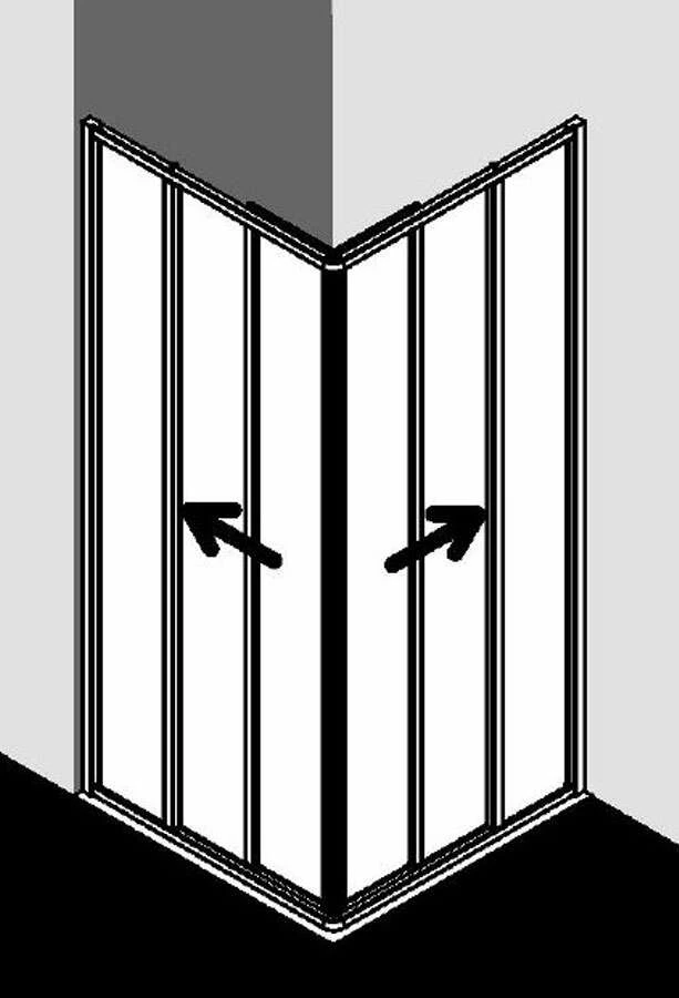 Kermi Liga Eckeinstieg Gleittüren 3-tlg 1850 – Bild 7