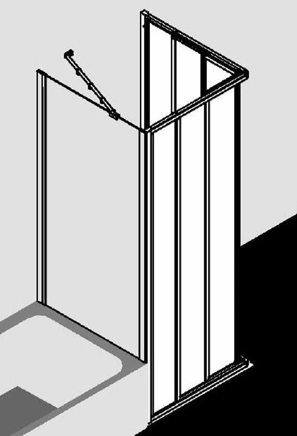 Kermi Liga Eckeinstieg Gleittüren 3-tlg 1850 – Bild 8