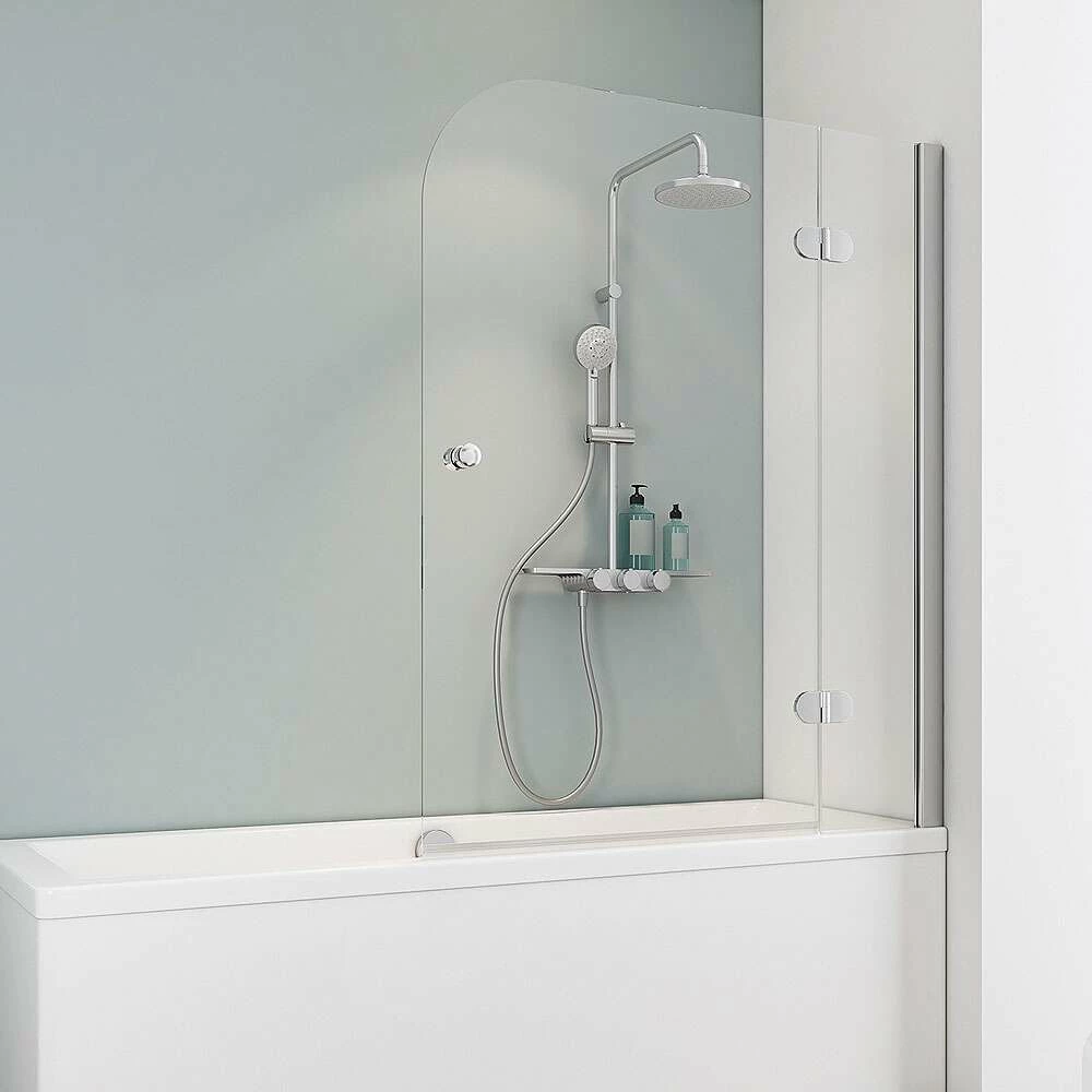 Schulte M8 Duschwand Badewannenaufsatz 2-teilig