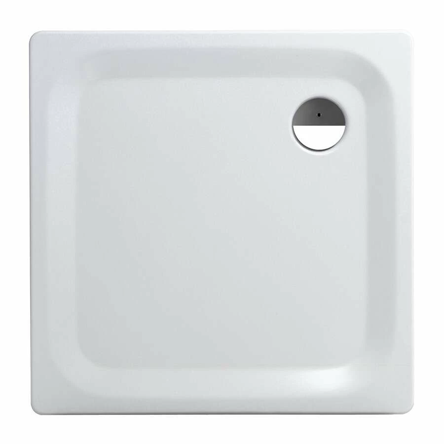 Duschmeister Duschwanne Stahl-Emaille Höhe 65 Mm