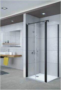 Breuer ELANA 6 Pendeltür Für Gleichhohe Seitenwand Black Edition