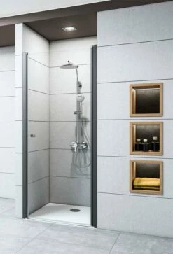 Breuer ELANA 6 Drehtür Für Nische Black Edition