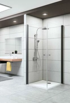 Breuer ELANA 6 Eckeinstieg Mit Drehtüren 2-teilig Black Edition