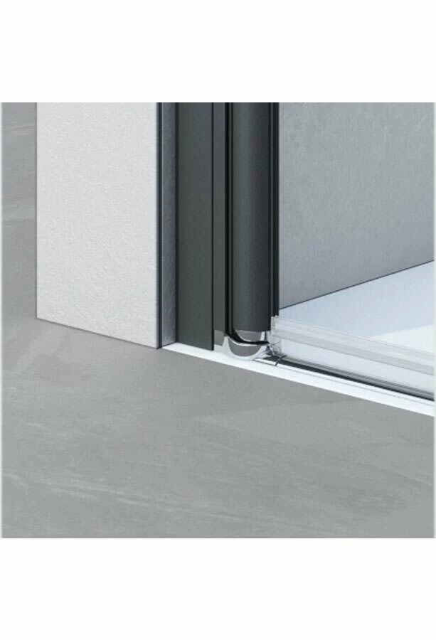 Breuer ELANA KOMFORT Drehfalttür 2-tlg Für Gleichhohe Seitenwand Black Edition – Bild 2