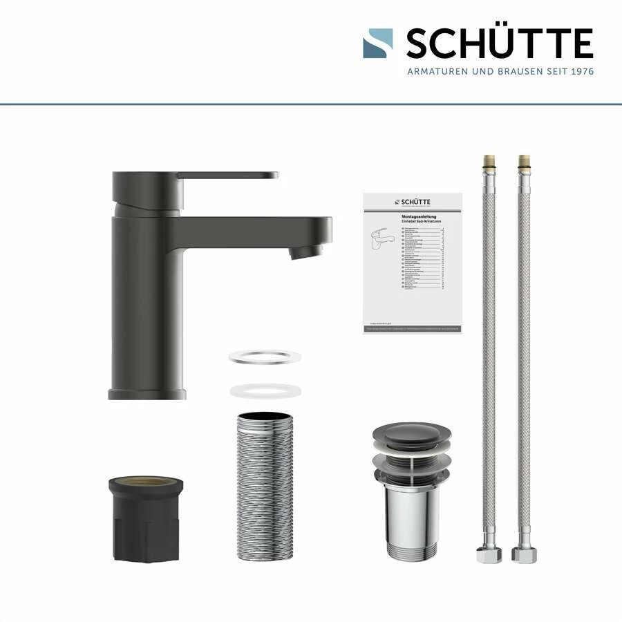 Schütte Einhebel-Waschtischarmatur Armatur Elephant In Graphit Matt – Bild 7