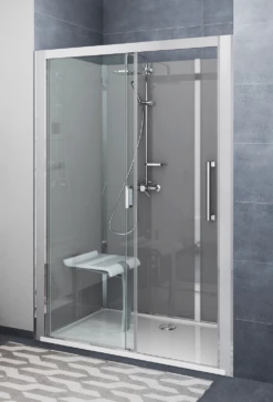 Roth Komplettdusche Vinata Comfort B 700 - 1700 H 2160 Nische Hoch Badewanne Raus Dusche Rein