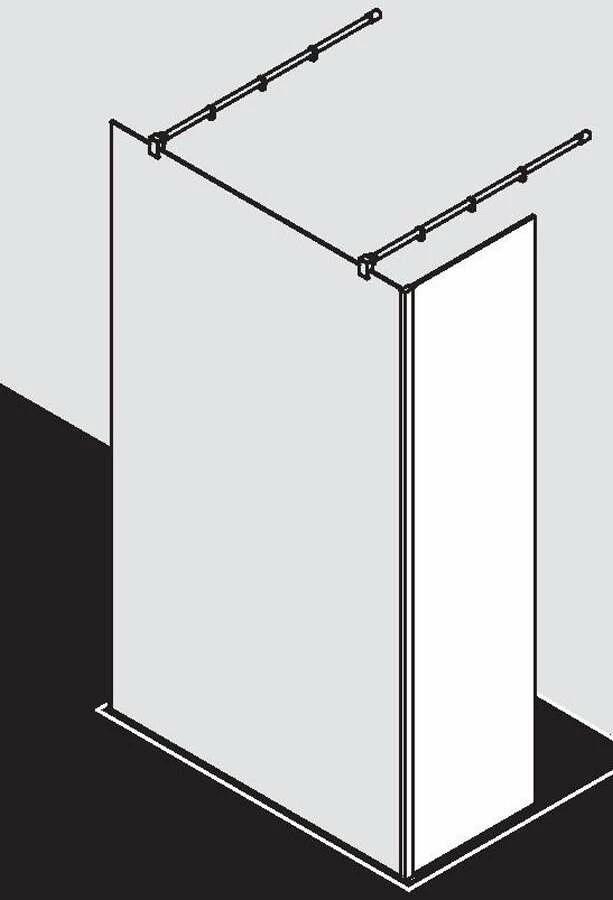 Kermi Walk-In XB Festfeld Im Winkel FFW Dark Edition – Bild 2