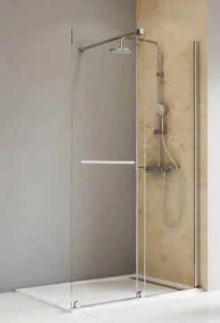 Schulte Toura Walk-In Mit Schiebetür Rollen Unten 8 Mm Express Plus