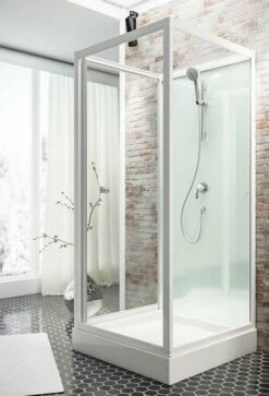 Schulte Komplettduschkabine Fertigdusche Juist II, 80 X 80 Cm, 210 Cm Hoch