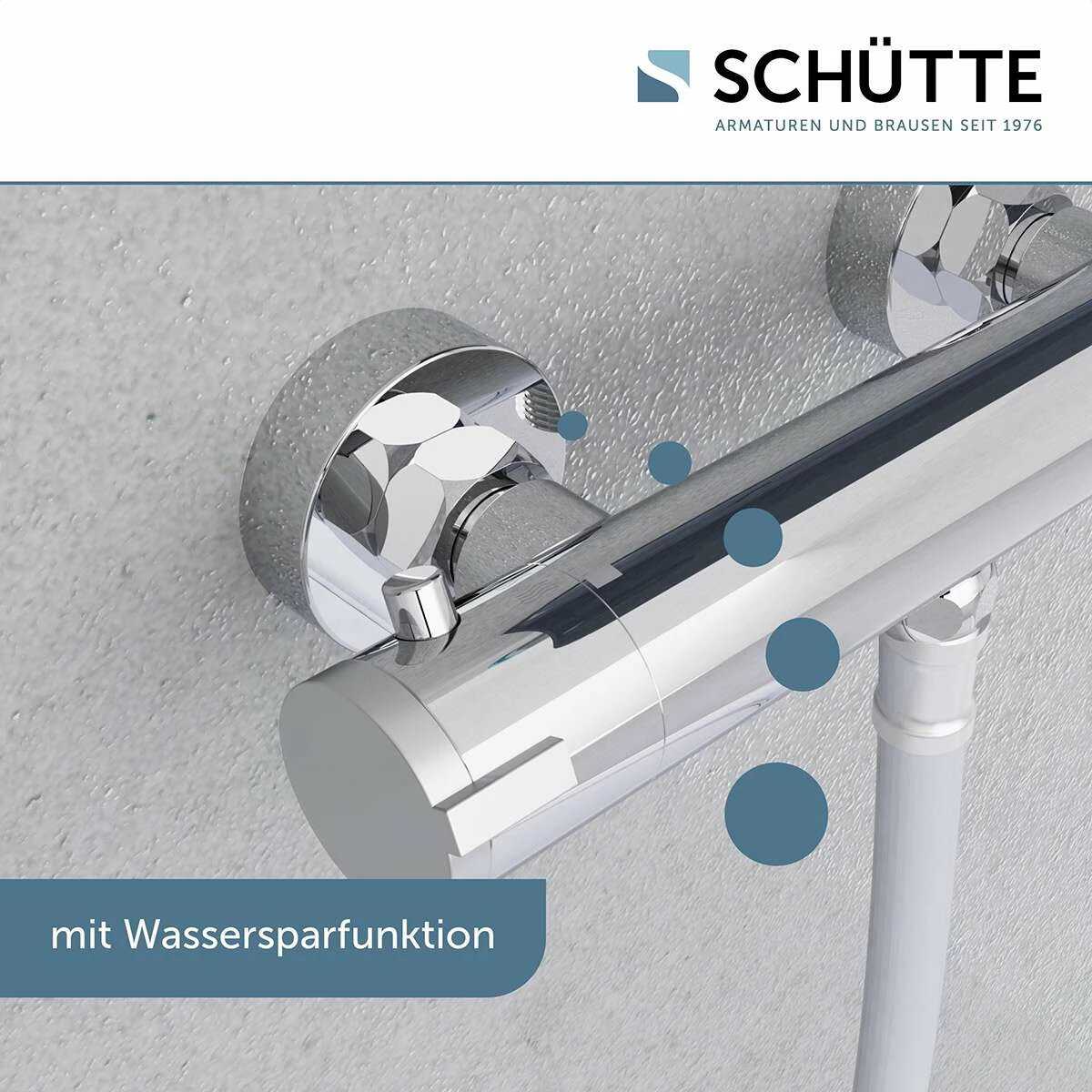 Schütte Thermostat Für Dusche Duscharmatur London Verchromt – Bild 7