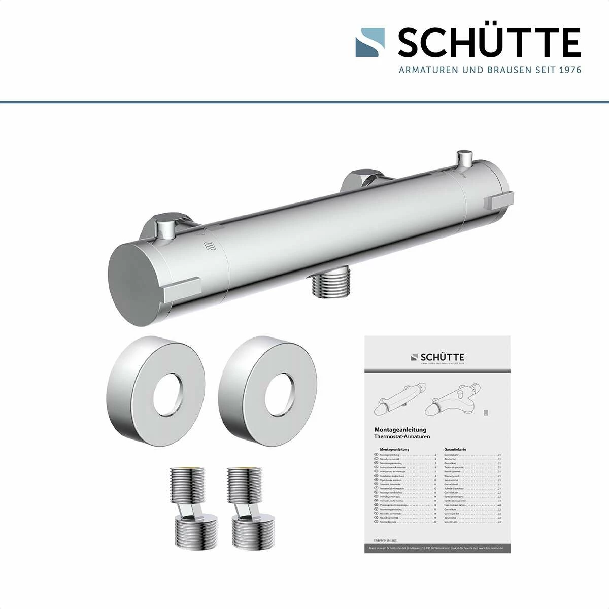 Schütte Thermostat Für Dusche Duscharmatur London Verchromt – Bild 10