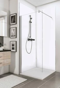 Schulte Decodesign Duschrückwand Dekor Brillant Weiß Hochglanz