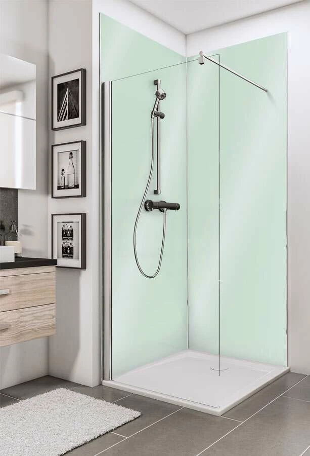 Schulte Decodesign Duschrückwand Dekor Light Grün Hochglanz