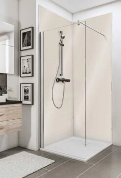 Schulte Decodesign Duschrückwand Dekor Creme Beige Hochglanz