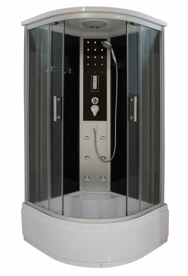 Duschmeister Komplettdusche Sano 7 Viertelkreis Duschkabine