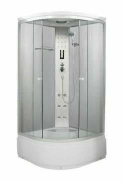 Duschmeister Komplettdusche Sano 8 Viertelkreis Duschkabine