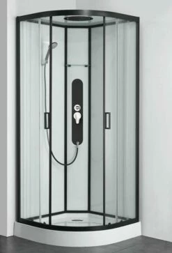 Duschmeister Komplettdusche Sano 9 Viertelkreis Duschkabine