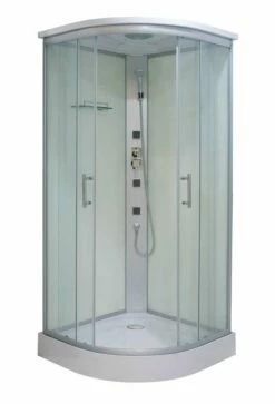 Duschmeister Komplettdusche Sano 20 Viertelkreis Duschkabine