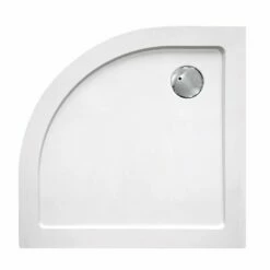 Duschmeister Duschwanne Sano 35 Viertelkreis Rund R550 90x90 Cm Mineralguss SMC