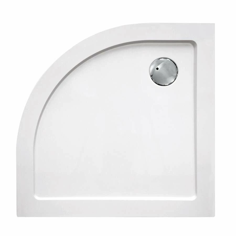 Duschmeister Duschwanne Sano 35 Viertelkreis Rund R550 90x90 Cm Mineralguss SMC