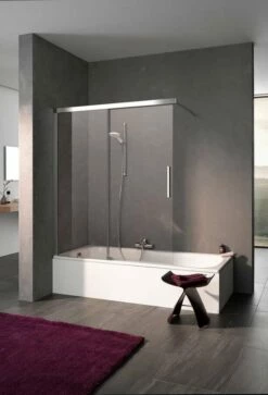 Kermi Nica Gleittür 2-teilig Mit Festfeld Für Badewanne