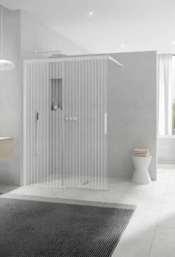 Kermi Nica Walk-In Mit Schiebetür White Line