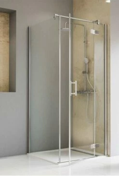 Schulte Toura Drehtür Pendelbar An Nebenteil Inklusive Seitenwand 8 Mm